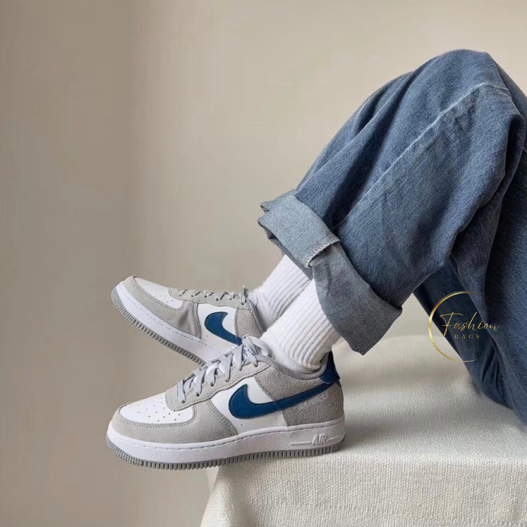 💙NK Grey Shoes for Men with Free Shoelace and 2 Socks