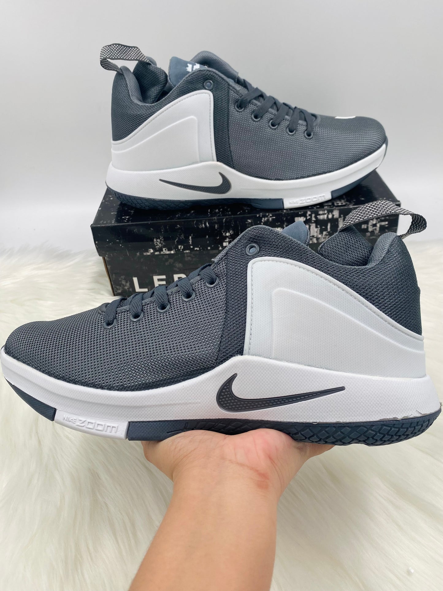 NK Brand New Basketball Shoes For Men with Free Socks