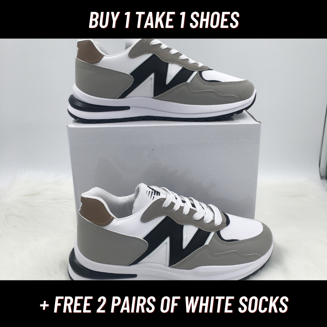 NB Brand Shoes For Men with free Shoelace and Socks